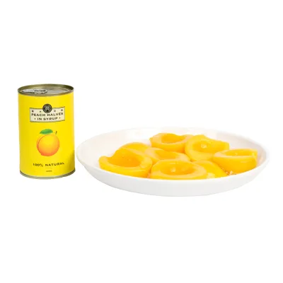 High Quality Canned Peach Fruit Low Sugar Canned Assorted Fruit and Canned Yellow Peach