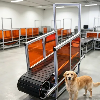 Hot Sale Customized Aluminum Frame Treadmill Running Machines for Animal Pets Dogs Sports Powerless Training Machine
