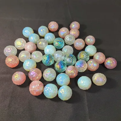 30mm Angel Aura Crystal Moons Wholesale Natural Crystals Healing Gemstone Angel Aura Crystal Moons for Sale