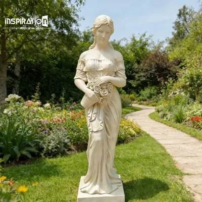 Manufactured Stone Eirene Peace Goddess for Government Hall Cast Stone European Garden Statue