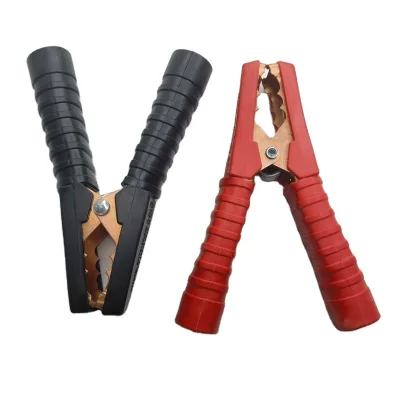 CHAOYI Crocodile Clip Heavy Metal Spring Clip 300A Copper Plated Battery Crocodile Electrical Test Clip C100 Car Jumper Cable