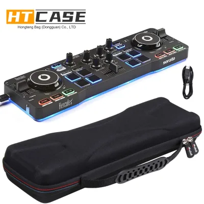 EVA Hard Portable Case with Hercules DJ Starlight Pocket USB DJ CASE