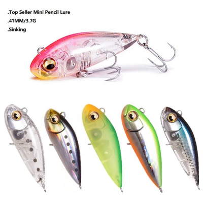 Mini Sinking Wobblers Pencil Baits 41mm 3.7g Trout Artificial Jerkbait Small Pencil Plastic Hard Baits