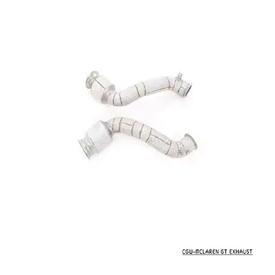 200 or 300 Cells Catalytic Converter Exhaust Downpipe Exhaust Front Pipes for Mclaren GT 4.0T 2019+ Header