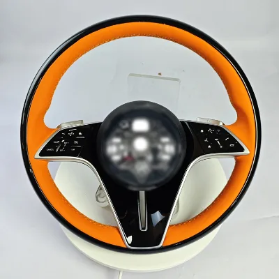 High End Leather Carbon Fiber Steering Wheel Is Suitable for Mercedes-Benz S-Class E C CLS GLA GLK GT Class W203 W205 W221