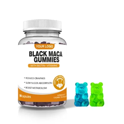Natural Black Maca Root Extract Gummies Multi Supplement Black Maca Gummies