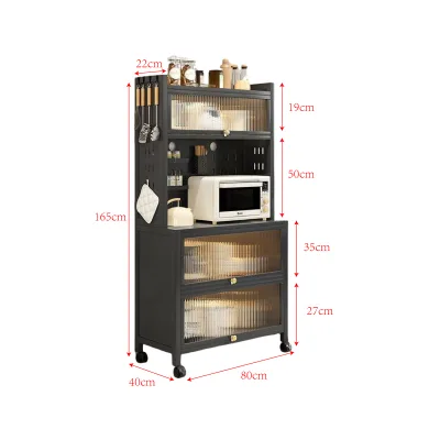 Kitchen Storage Removable Metal Cabinet Refrigerator Magnetic Spice Rack