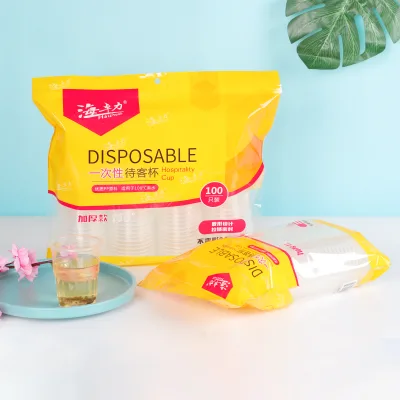 Factory Direct Wholesale Disposable Pp Guest Cups Transparent for Hot Hotels and Kitchen Use