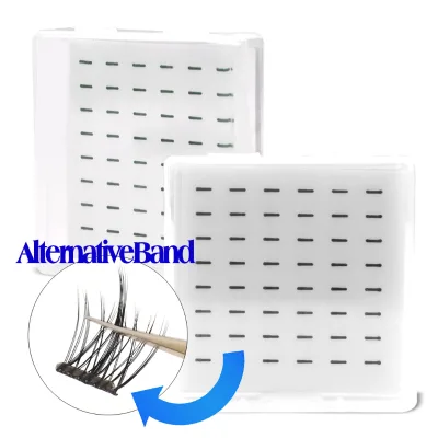 New Arrival 2024 Alternative Pre-bonded Lash Adhesive Band Refill Glue Eyelash Strip for Press on Diy Lash Extension