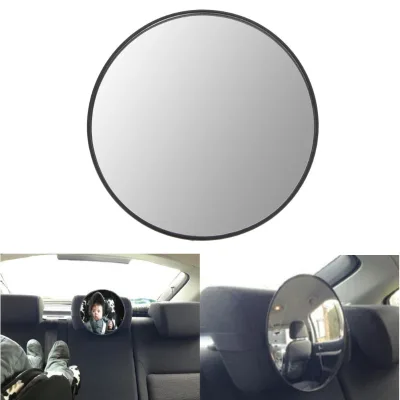 NON GLASS SAFETY MIRROR Small Mini Convex Mirror Baby & Mom Rear Facing Back Seat Mirror in Car Not Easy to Break