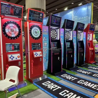 Hot Selling Automatic Scoring Dart Machine With Lcd Screen and Lights Electric Dartboard Game Machine for Sale