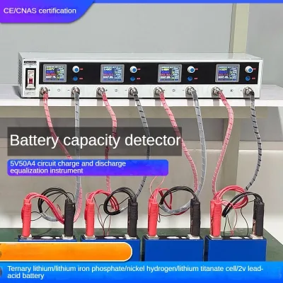 YPSDZ-0550-4 4-Channel Battery Capacity Tester Independent Charge Discharge Balancing Activation LiFePO4 NiMH Battery Aging Test