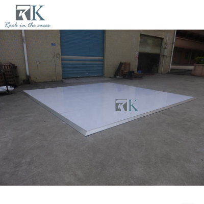 Square White Dance Floor for Events Quick Install Wooden Dance Floor
