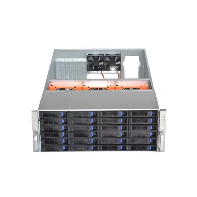 Hot Sales 4U 24Bay Server Case With Easy Installation High Performance EATX Server case with Steel Frame Rackmount Server case