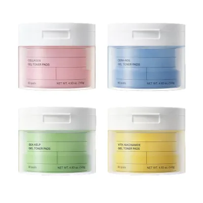 Wholesale Private Label Wet Compress Cotton 60pcs Pads Moisturizing Facial Pads for Skin Care Beauty