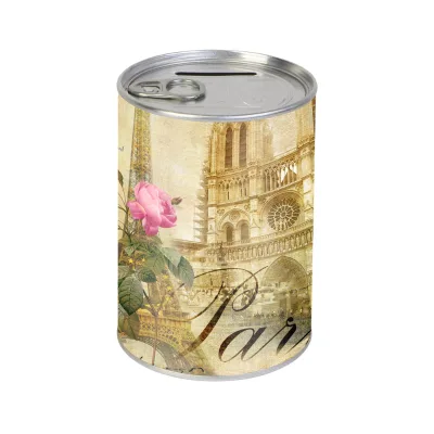 Souvenir De Paris Arch of Triumph Pattern Wholesale Piggy Bank Tourist Gifts for Business Man