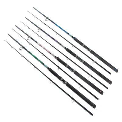 Ultra Light Spinning and Casting 2 Section High Glass Fiber High End Fishing Rod