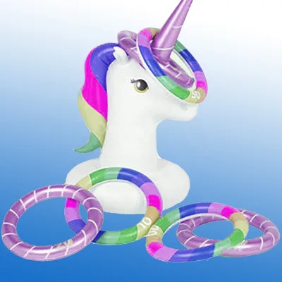 Baby Fun Circle Throwing Toy Inflatable Horse