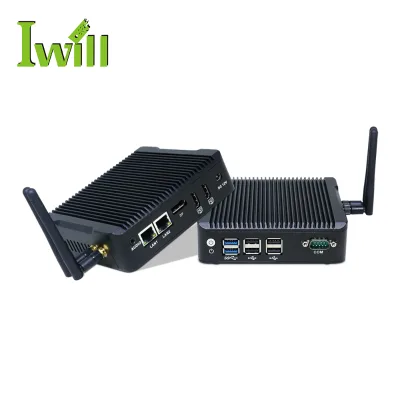IWILL J3710 3 Display Fanless Mini Industrial Pc Nano Box for Monitor