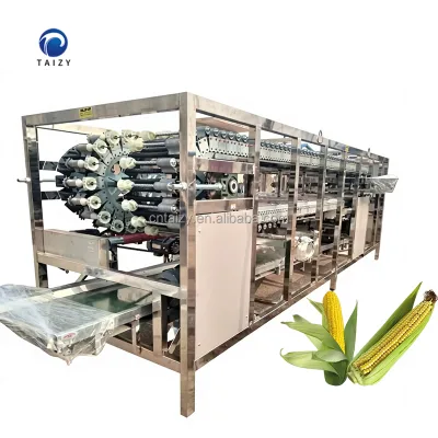Maize Husking Machine Corn Husk and Silk Removing Machine