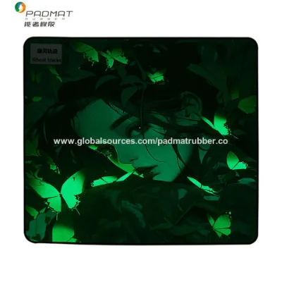 Custom Factory New light sensitive fabric mouse pad with edging packaging and logo Gaming mousepad