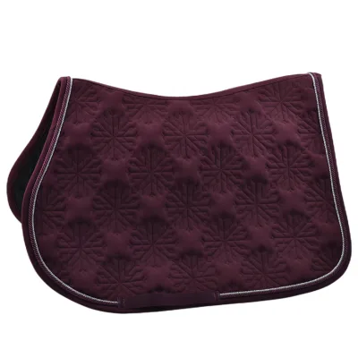 Equestrian Saddle Pads for Hors Equine Equip Custom Wholesale Snowflake Shape Saddle Blanket for Horses Equine Equip