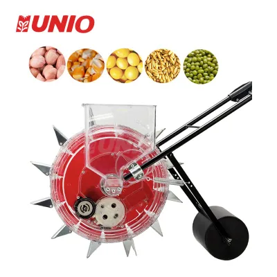 Seed Planter Hand Push with Fertilizer Machine Spreader Push Helper Manual Seeders Hand-Push Garden Tools Seeding
