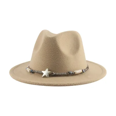 18 Color Brim Wool Wide Brim Fedora Hat for Men Women Children Kids Casual Party Outdoor Scenes-Inspired Jazz Panama Felt Hats