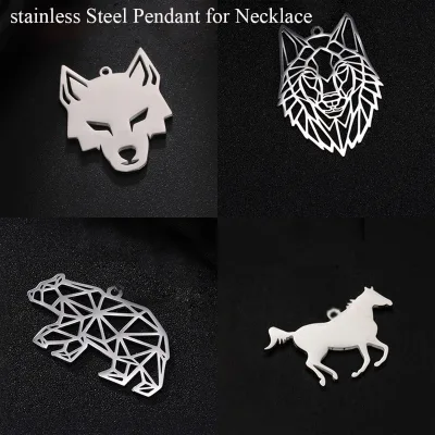WOWEI Cute Animal Pendant Necklace Delicate Bear Nature Animal Elements Fashion Jewelry Gifts