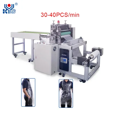 Automatic PE Apron Making Machine KYD Material PE Applications in the Medical Industry