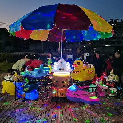 Amusement Park Rides Equipment Outdoor Kids Toy Carousel Electric Play