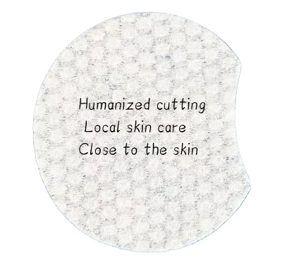 Salicylic Acid Acne Treatment Facial Mask Sheet 65mm Round Cotton Mask Sheet for Face Skincare Beauty Salon Use