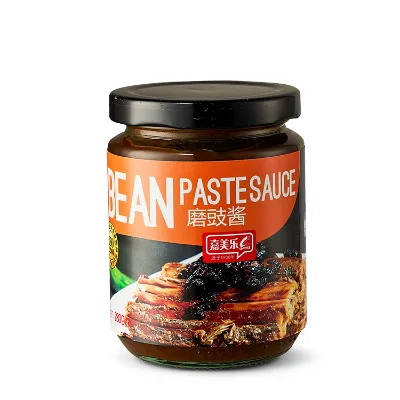 Healthy Kitchen Cooking Seasoning Natural 280g Noodles Sauce Chinese Glass Bottle of Black Bean Sauce
