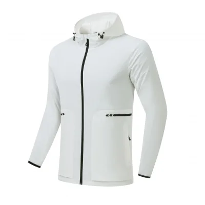 New Style Men's Waterproof Winter Windbreaker Jacket Hooded Rainproof Shell with Stand Collar & Zipper Logo Available
