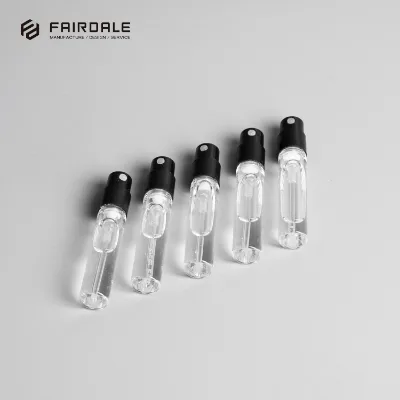 Wholesale Clear Mini Glass Vials & Tubes 2ml/3ml/5ml Perfume Bottles with Custom Color & Logo