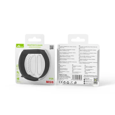 Pack of 5 Silicone Strap for MI Watch Band 5/6 Smart Watch Bands Breathable Soft Silicone Fitness Smart Wrist Band