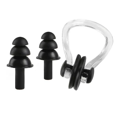 Swimming Nose Clip Ear Plugs Quality Reusable Waterproof Diving Equipment