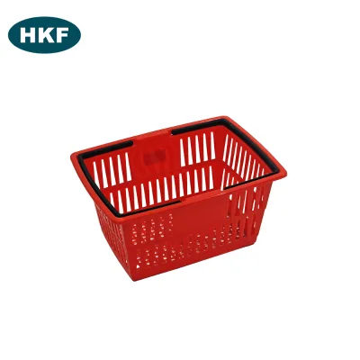 Retail Stores Plastic Supermarket Shopping Basket for Shop Heavy Duty Display Hand Storage Baskets