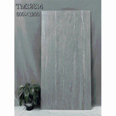 Travertine Design Matt Porcelain Tile 600x1200mm Grey Color Anti-slip Outdoor Full Body Floor Tiles
