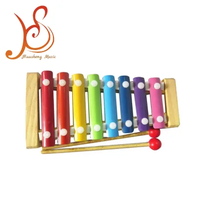 Factory Wholesale Kids Toy Music Instrument Xylophones for Sale Baby Musical 8 Keys Xylophone