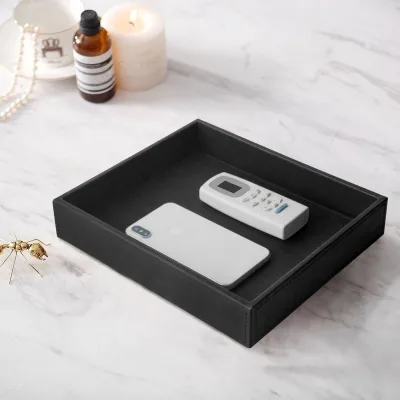 Factory Wholesale Creative New Jewelry Decorative Leather Ring Tray