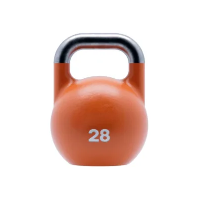 Solid Cast Iron Competition Kettlebell Non Slip Grip Professional Strength Training Gym Studio Wholesale OEM Custom