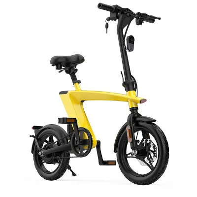 Iparwa 250W Motor Adult Electric City Bike 48v 7.5Ah E-Bike Rear Hub Motor Aluminum Alloy Frame Disc Brake Foldable 14inch Speed