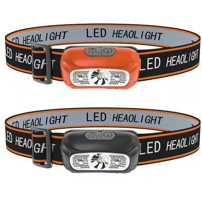 USB Rechargeable Headlamp Motion Sensor Bright XPE LED Running Fishing Flash Head Lamp Headlight Infrared Sensor Light