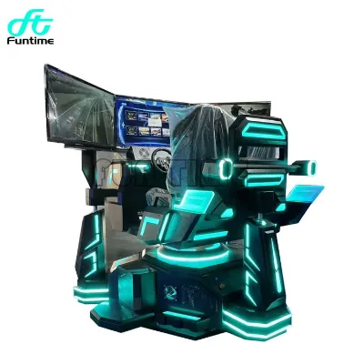 Newly Designed3-screen Racing Simulator with 360-degree Rotation Effect,a Racing Simulator and Car Simulator Arcade Game Machine