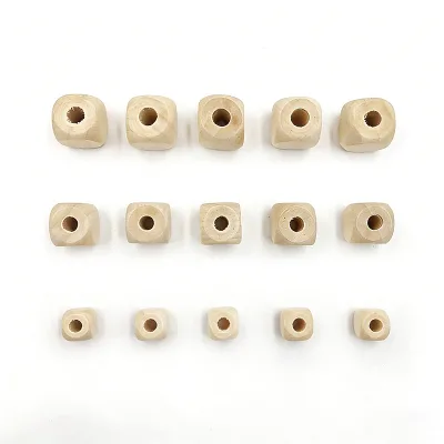 Factory Made Natural Wooden Round Dice 16mm Durable Eco-Friendly with Custom Logo for OEM Product Development
