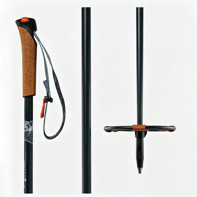 Light Durable Wear Resistant Carbon Professional Outdoor Freeze Resistant Anti Slip Multi Size Alpine Ski Poles