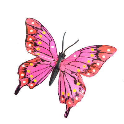 Hand Painted Artificial Flying butterfly for Floral Arrangement