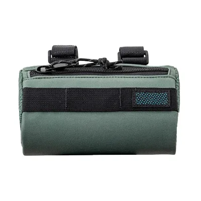 Pitch Green Bicycle Hanging Bag Cylindrical Portable Bicycle Bag Fashion Waterproof Car Head Storage Bag