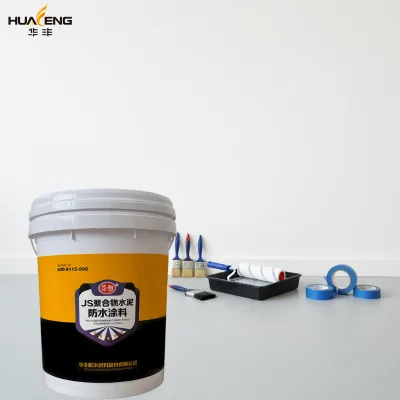 High Quality JS Polymer Cement-Based Flexible Cementitious Waterproofing Paste and Powder Coating